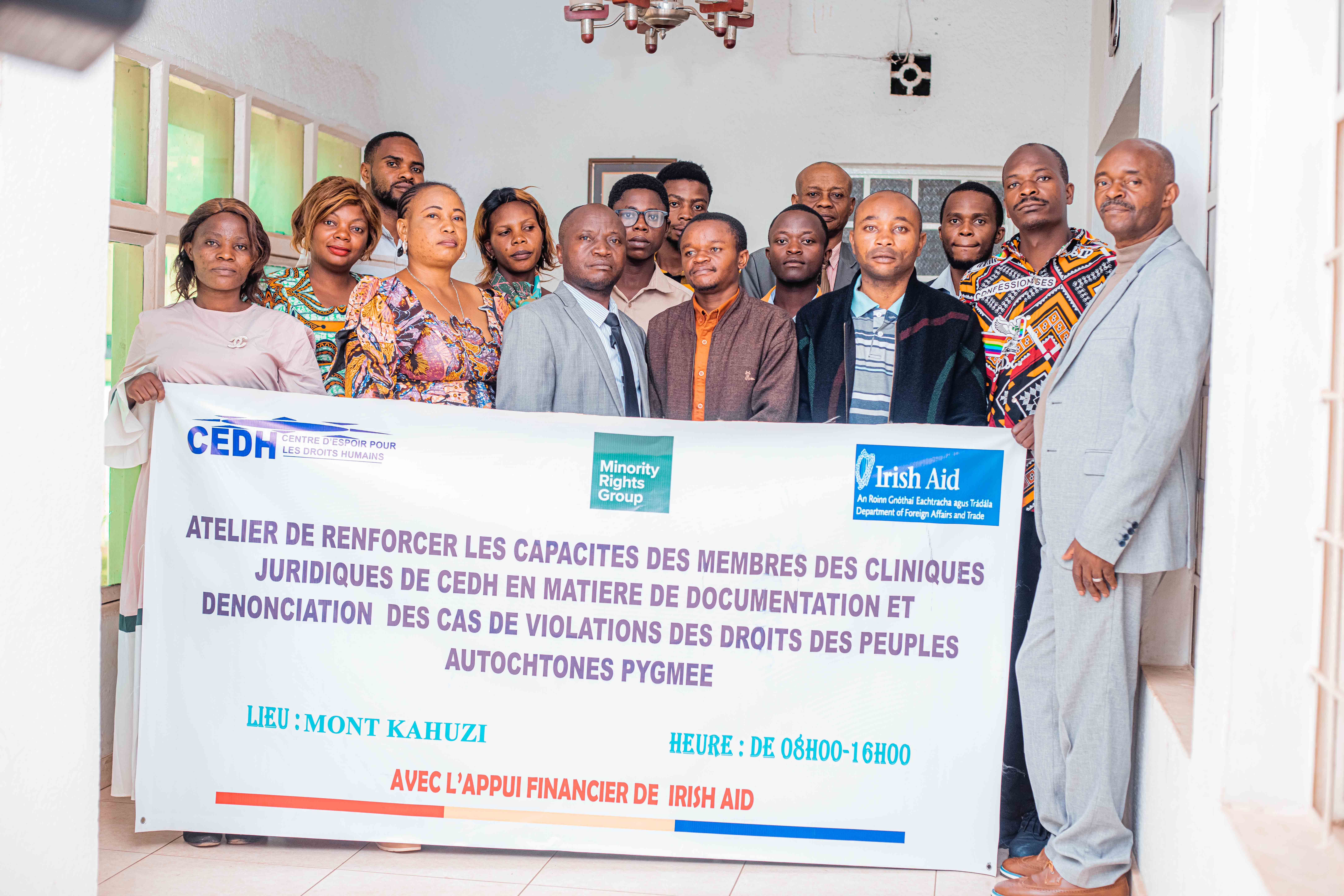 Bukavu: Pour lutter contre les violations des droits des Peuples Autochtones Pygmées, le CEDH renforce la capacité des membres de ses cliniques juridiques de Kalehe et Kabare